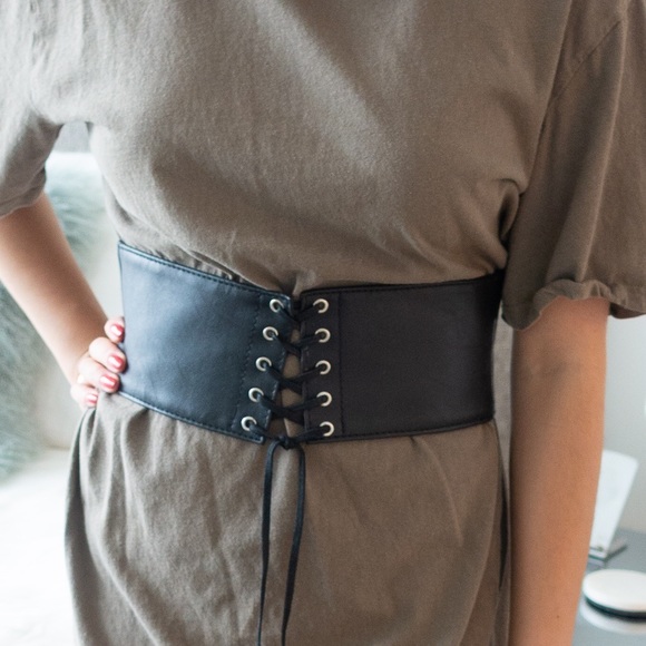 LF Accessories - LF Corset Belt in Black